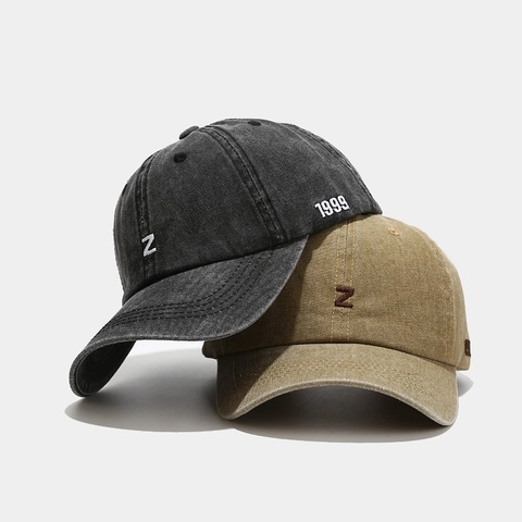 Vintage Baseballkappe Aus Gewaschener Baumwolle Mit Buchstabenstickerei Verstellbare Retro Outdoor Mütze