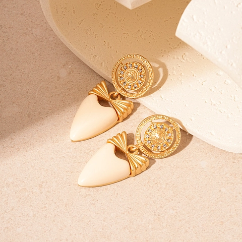 Französische Vintage Herz Ohrringe Mit Schleife Legierung Strass Und Silbernem Ohrstecker Elegante Nischen Schmuck Für Damen