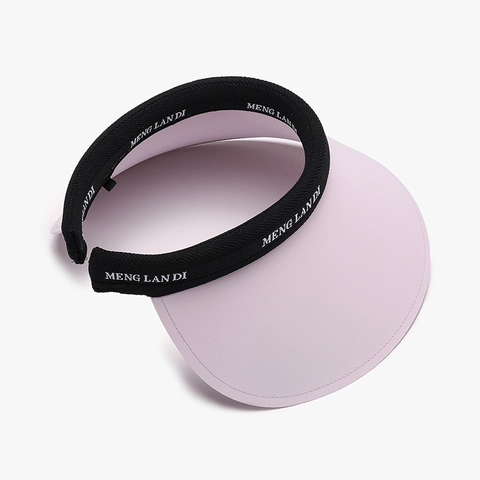 Cappello Visiera Parasole Donna Tesa Larga Protezione UV Parte Superiore Vuota Traspirante Raso Di Ghiaccio Estate Regolabile Sport