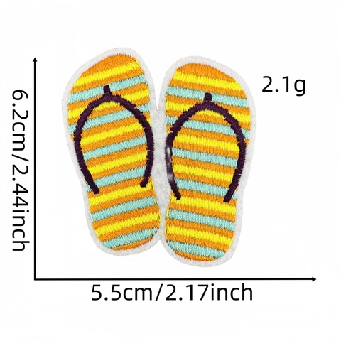 Toppe Ricamate Spiaggia Estiva Hawaii Stile Tropicale Applicazioni Termoadhesivi Per Vestiti Borse Cappelli DIY Decorazione