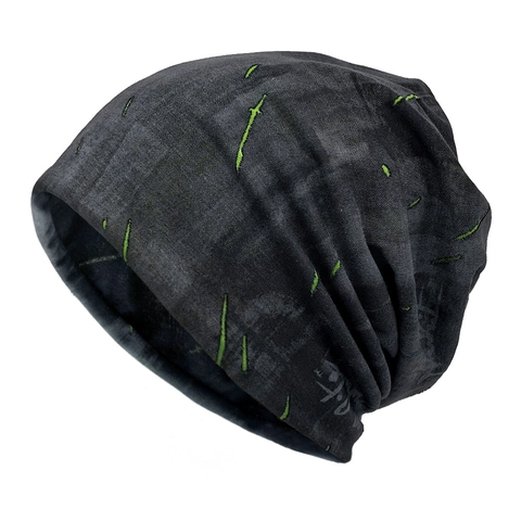 Slouchy Beanie Distressed Knitted Skull Cap Streetwear Breathable Polyester Headwear For Men Women Solid Color Trendy
