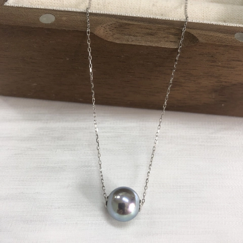 925 Sterling Silber Runde Kristall Künstliche Perle Anhänger Halskette Elegant Minimalistisch Glänzend Schlüsselbein Kette Damen Schmuck