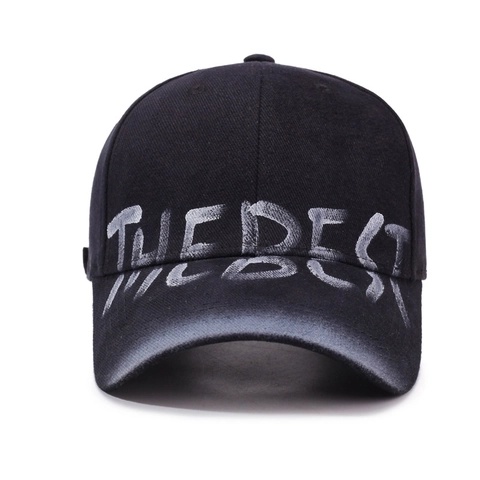 Casquette De Baseball En Coton Lavé Vintage Imprimé Lettres Graffiti Chapeau De Soleil Réglable Streetwear Pour Hommes Femmes