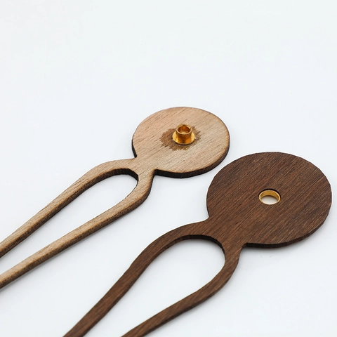 Agujas De Reloj De Madera De Nogal Manecillas De Horas Y Minutos Diseño De Husillo Hueco Para Agujas De Reloj De Pared