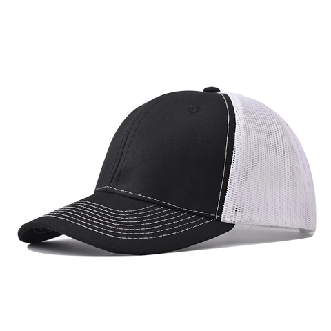 Cappellino Da Baseball Trucker Hat Mesh Traspirante Cotone Regolabile Snapback Tesa Curva Sport All Aperto Uomo Donna