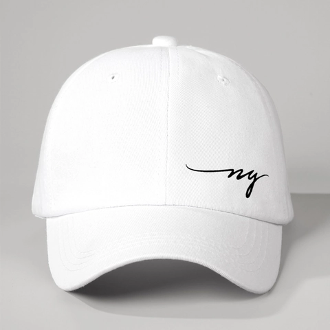 Cotton Baseball Cap Breathable Sun Protection Outdoor Casual Dad Hat With Script Letter Embroidery For Men Women