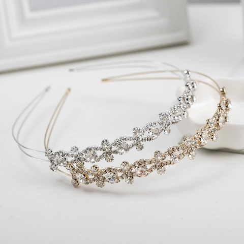 Strass Zirkon Blumen Haarreif Eleganter Metall Haarband Für Damen Braut Hochzeit Party Funkelnder Kopfschmuck