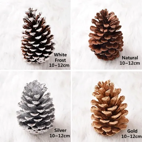 Piñas De Pino Naturales Adornos De Navidad Rústicos Manualidades Bricolaje Boda Decoración Del Hogar Accesorios Fotografía