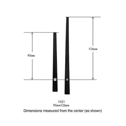 Aluminum Clock Hands Metal Quartz Wall Clock Replacement Needle Pointer DIY Repair Modern Simple Home Decor Style