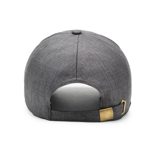 Vintage Solid Color Baseball Cap Cotton Polyester Breathable Sun Protection Adjustable Metal Buckle Retro Casual Hat