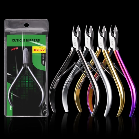 Professional Cuticle Nippers Stainless Steel Ultra Sharp Dead Skin Remover Manicure Pedicure Tool