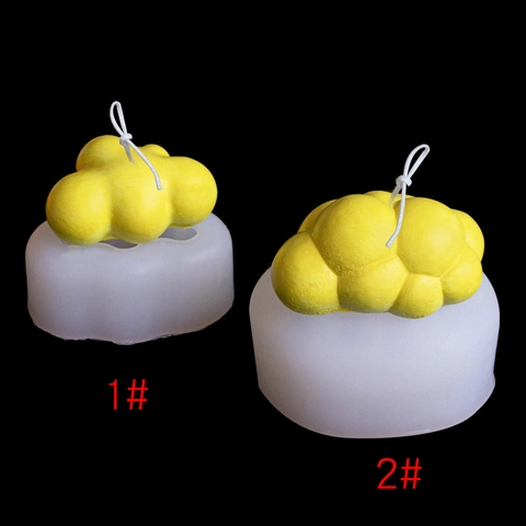 Cloud Shape Silikonform 3D Fondant Schokolade Tortendeko Werkzeuge DIY Handgemachte Seife Kerzenherstellung Bastelbedarf