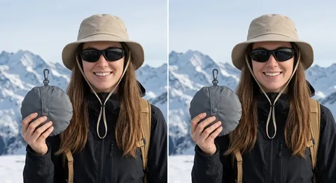 Cappello Da Pescatore Imbottito Invernale Donna Antivento Impermeabile Trapuntato Pieghevole Caldo Protezione Orecchie
