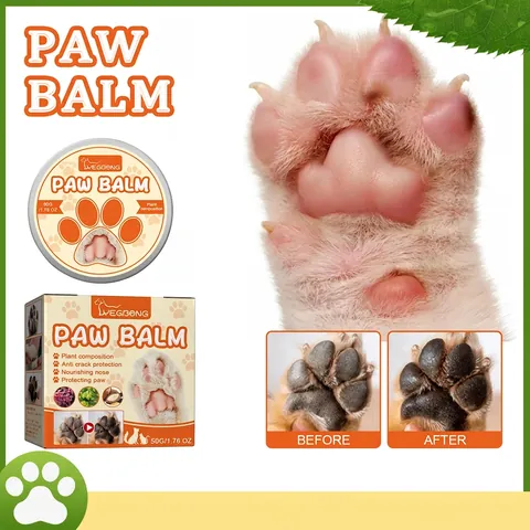 Pet Paw Balm Natural Plant Extracts Moisturizing Anti Cracking Protection For Dogs Cats Nose Paw Care Nourishing Soothing