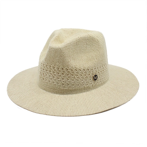 Fedora Panama Hat Woven Wide Brim Breathable Sun Protection Beach Travel Jazz Style With Faux Leather Belt For Women Men