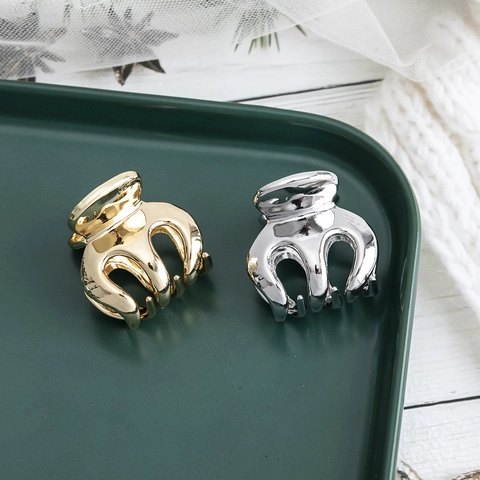 Mini Fermaglio Per Capelli In Metallo Piccola Forcina Minimalista Elegante Accessorio Per Acconciature Geometrico Per Donne