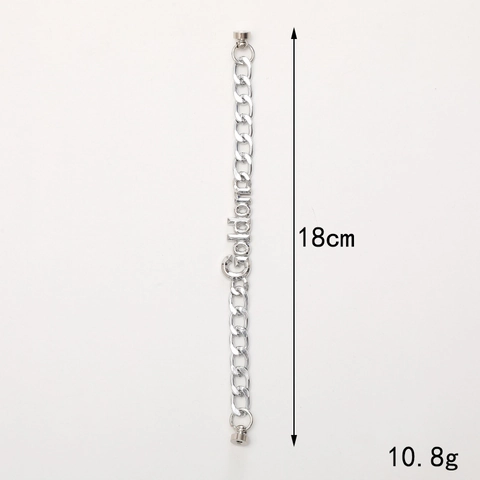 Bracciale A Catena In Metallo Con Ciondolo Orso Cuore Luna Stella Gioielli Di Moda Con Chiusura Magnetica