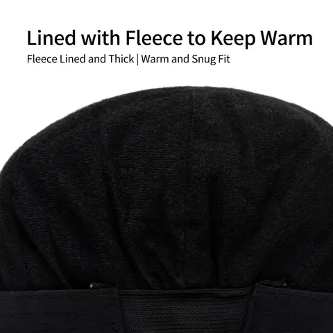 Retro Mens Newsboy Cap Herringbone Tweed Fleece Gevoerd Warm Winter Verstelbare Flat Cap Britse Stijl