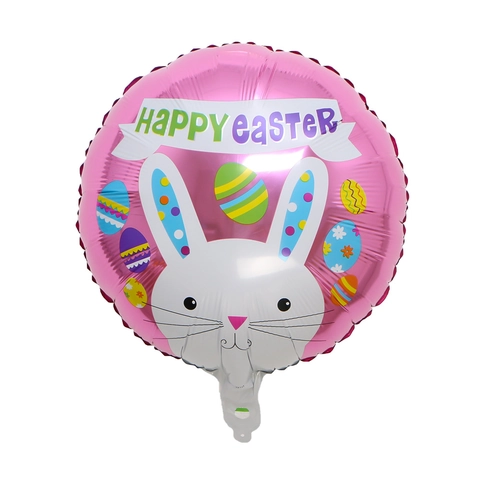 Easter Aluminum Film Balloon Cartoon Bunny Egg Chick Shape Mylar Balloon For Party Decoration Happy Home Ornaments
