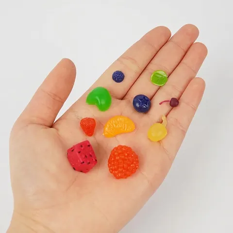 Miniature Simulation Fruit Model Toys PVC DIY Craft Accessories For Dollhouse Decoration Educational Play