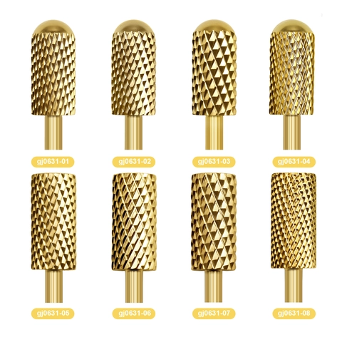Professional Gold Alloy Nail Drill Bit For Gel Polish Removal And Manicure Polishing Tool