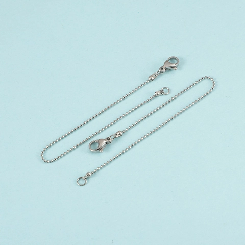 Pulsera Tobillera De Cadena De Bolas Minimalista Acero Inoxidable 304 Pulido Espejo Joyería Para Mujer Unisex Cadena De Cuentas Con Cierre De Langosta