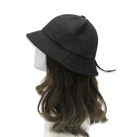 Cappello Da Pescatore Con Orecchie E Coda Di Gatto Simpatico In Twill Di Cotone Cappello Da Sole Trendy Casual