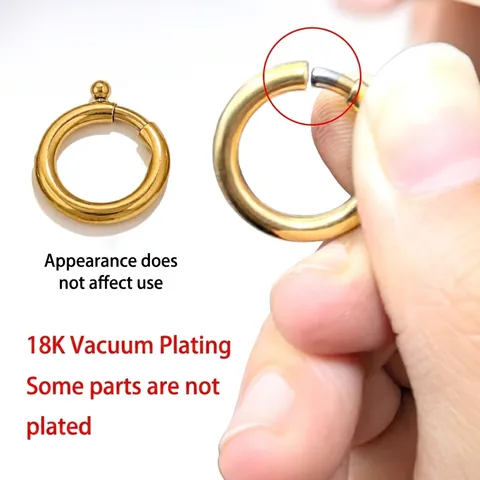 Stainless Steel Round Spring Ring Clasps Open Circle Connectors For DIY Jewelry Making Necklaces Bracelets