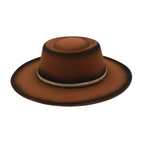 Retro Wollfilz Fedora Hut Mit Geflochtenem Band Breiter Krempe Dome Top Vintage Ethno Stil Jazz Cap Für Damen Herren