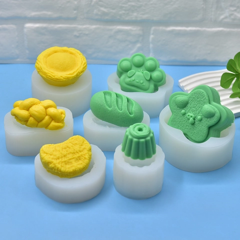 Moule En Silicone DIY Pour Savon Artisanal Bougie Fondant Patte De Chat Étoile Pain Forme Souple Durable