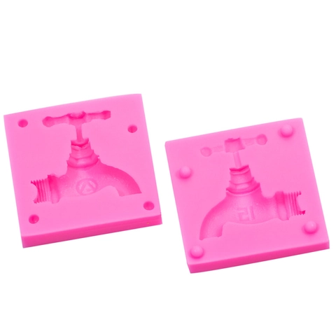 Faucet Shaped Silicone Mold For Fondant Cake Decoration Chocolate Candy Clay Soap Resin Craft DIY Tool