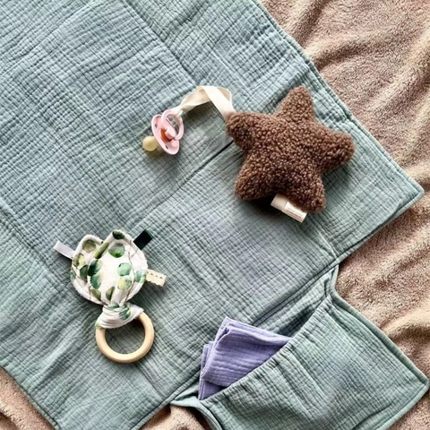 Baby Schnullerkette Anhänger Sternform Teddy Fleece Plüsch Beruhigend Anti Verloren Gurt Neugeborene Accessoire