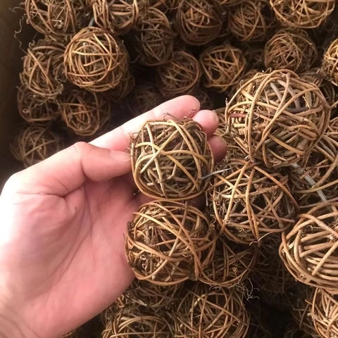 Bolas De Mimbre De Ratán Tejidas Naturales Esferas Decorativas Para Hogar Boda Fiesta DIY Manualidades Arreglo Floral