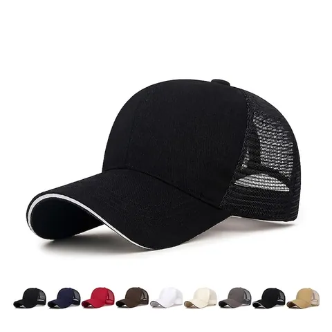 Cappello Trucker In Rete Traspirante Baseball All Aperto Protezione Solare Sport Estivo Regolabile Berretto Sole
