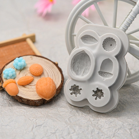 Hazelnut Pine Cone Nut Silicone Mold Acorn Shaped Fondant Chocolate Cake Decorating DIY Clay Resin Bakeware Tool