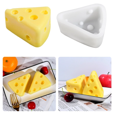 Stampo In Silicone A Forma Di Formaggio Simulazione 3D Design A Blocchi Triangolari Per Fai Da Te Torta Mousse Cioccolato