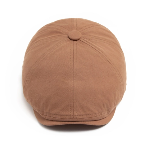 Cotton Newsboy Cap Retro Octagonal Hat Vintage Beret Flat Cap Adjustable For Men Women Casual Solid Color