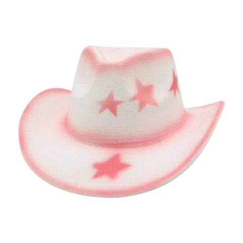 Chapeau De Cow-Boy Western Suédine Vintage Motif Étoile Protection Solaire Extérieur Fedora Jazz Hommes Femmes