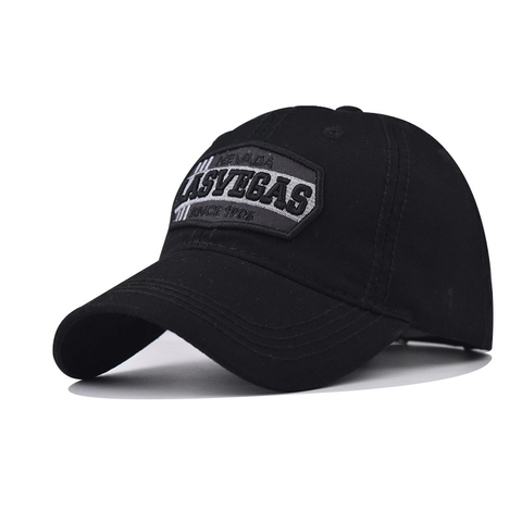 Las Vegas Embroidery Baseball Cap Cotton Adjustable Vintage American Retro Outdoor Casual Sports Hat For Men Women