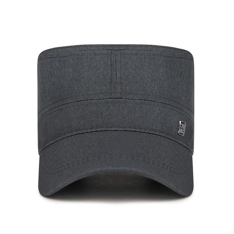 Gorra Cadet Clásica Algodón Twill Sombrero Plano Ajustable Visera Curva Protección Solar Exterior Vintage Para Hombres Mujeres