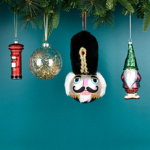 Addobbi Natalizi In Vetro Da Appendere Dipinti A Mano Con Glitter Decorazioni Festive Per Albero E Casa