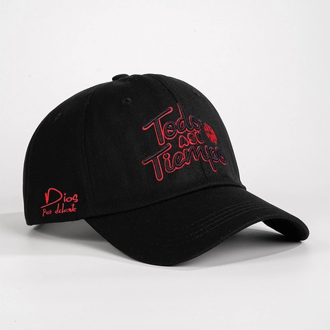 Cappello Da Baseball Ricamato Spagnolo Todo A SU Tiempo Vintage Bicolore Regolabile Traspirante Berretto Da Sole