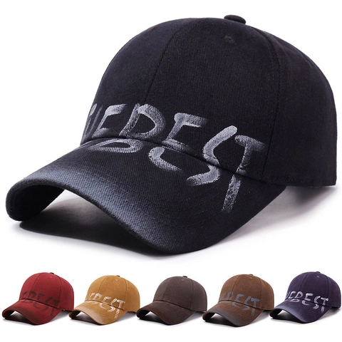Casquette De Baseball En Coton Lavé Vintage Imprimé Lettres Graffiti Chapeau De Soleil Réglable Streetwear Pour Hommes Femmes