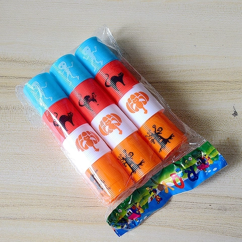 Halloween Rainbow Spring Toy Plastic Spiral Coil Pumpkin Skull Pattern Novelty Party Favor Gift For Kids