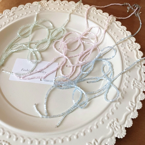 Schleife Perlen Choker Halskette Reisperlen Legierung Verschluss Süßer Balletcore Stil Schlüsselbein Kette Für Damen