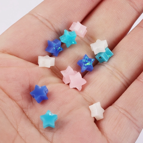 Sternförmige Harz Lose Perlen Glitzer Transparent Für DIY Schmuckherstellung Basteln Handgefertigtes Zubehör