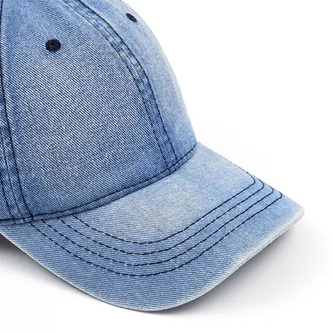 Gorra De Béisbol De Mezclilla Lavada Algodón Puro Estilo Vintage Ajustable Protección Solar Gorra Deportiva Unisex
