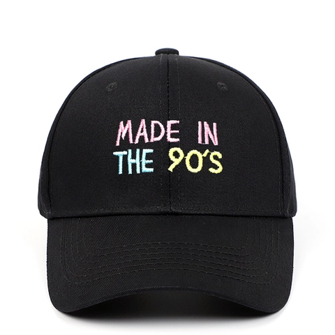 Cappello Da Baseball Ricamato Made In The 90s In Cotone Twill Retro Cappello Sportivo Regolabile Per Uomo E Donna