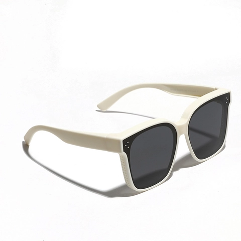 Occhiali Da Sole Polarizzati Quadrati Montatura TR90 Lenti TAC Protezione UV400 Vintage Oversized Per Uomo Donna