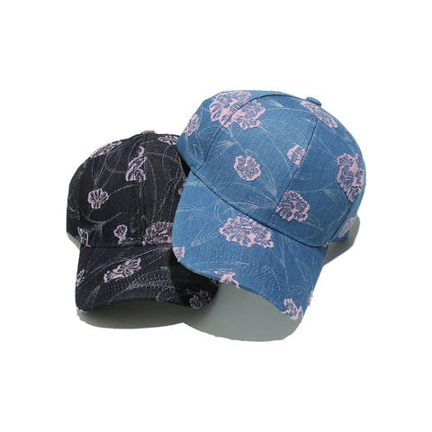 Cappellino Da Baseball In Denim Ricamato Con Fiori Per Donna Protezione Solare Estate Vintage Chic Cappello Regolabile In Cotone